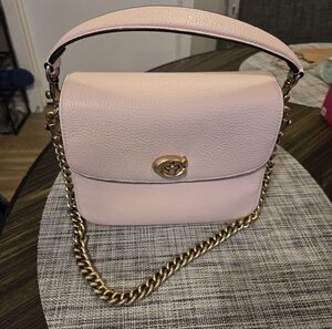 Coach Cassie Chain Crossbody 19 Bag- Blush Pink